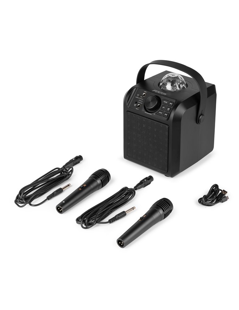 KAR55B Altavoz Karaoke con LED Jelly Ball Negro