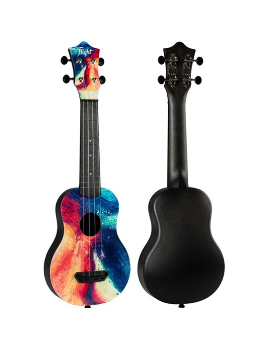 Ukelele Soprano Flight UTS-40 Ultra Travel Series Swirl