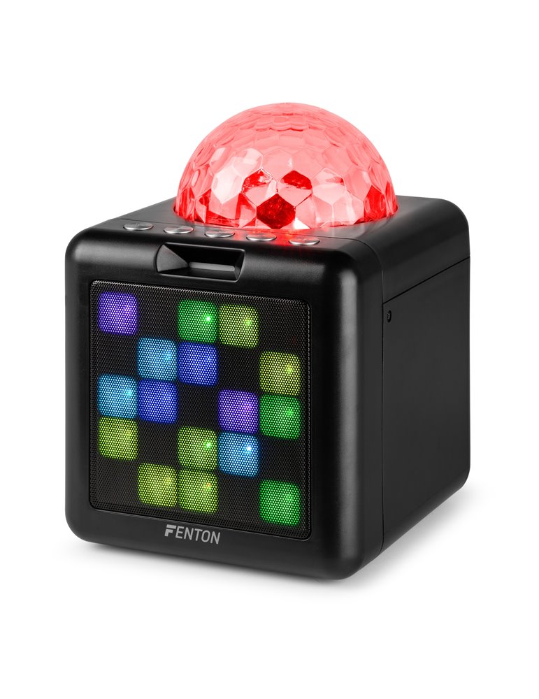 KAR15B Altavoz Karaoke con 2 micrófonos Negro