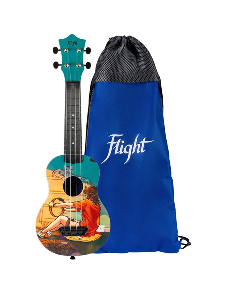 Ukelele Soprano Flight UTS-42 Ultra Travel Series Game
