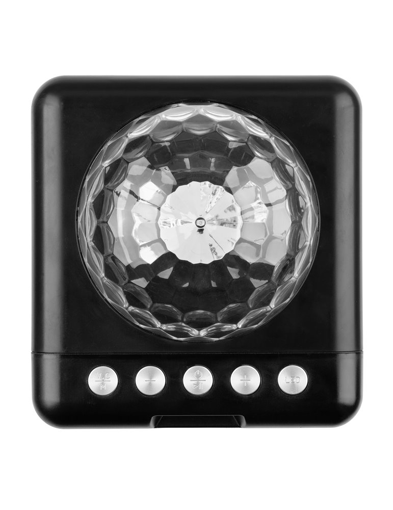 KAR15B Altavoz Karaoke con 2 micrófonos Negro