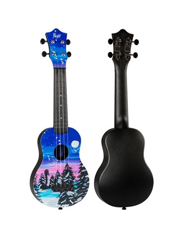 Ukelele Soprano Flight UTS-42 Ultra Travel Series Snow 2