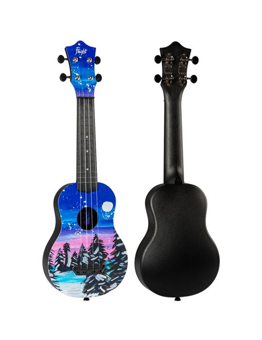 Ukelele Soprano Flight UTS-42 Ultra Travel Series Snow