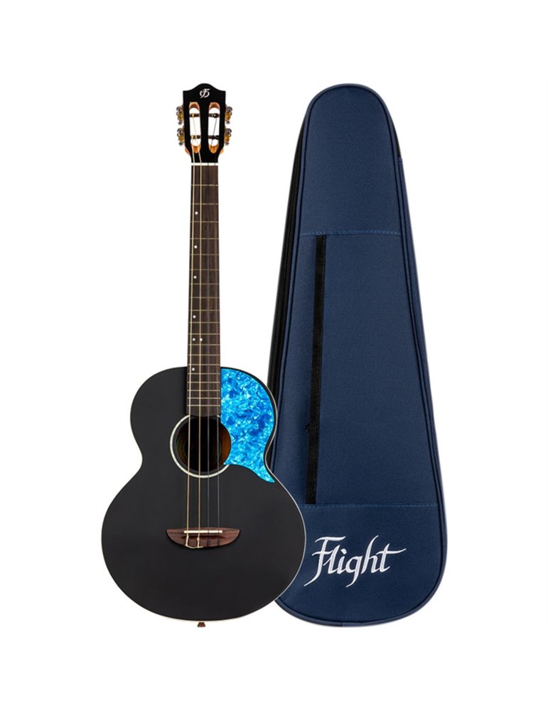 Ukelele Barítono Flight Princess Series Iris BK Negro