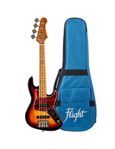 Ukelele Bajo Flight Rock Series Mini Bass SunBurst