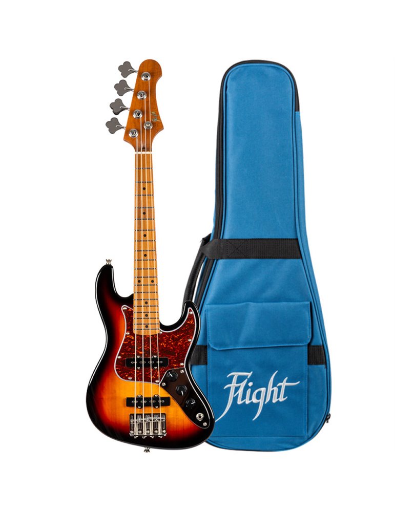 Ukelele Bajo Flight Rock Series Mini Bass SunBurst