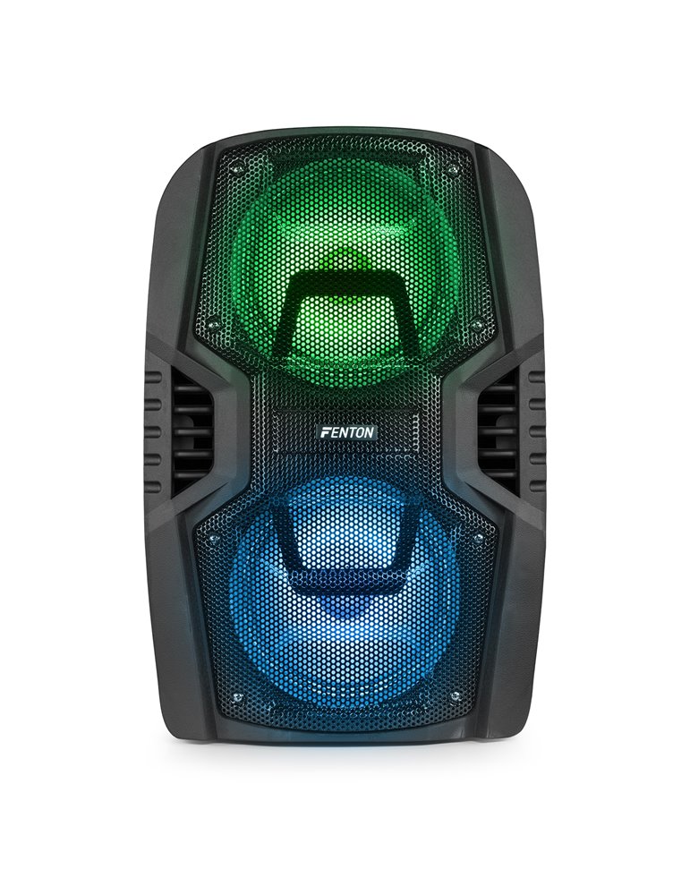 FT208LED Sistema portátil de sonido 2x 8"