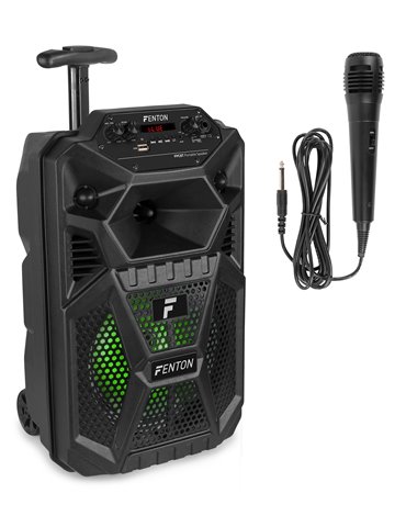 FPC8T Altavoz Portátil Party Recargable 8” con Trolley