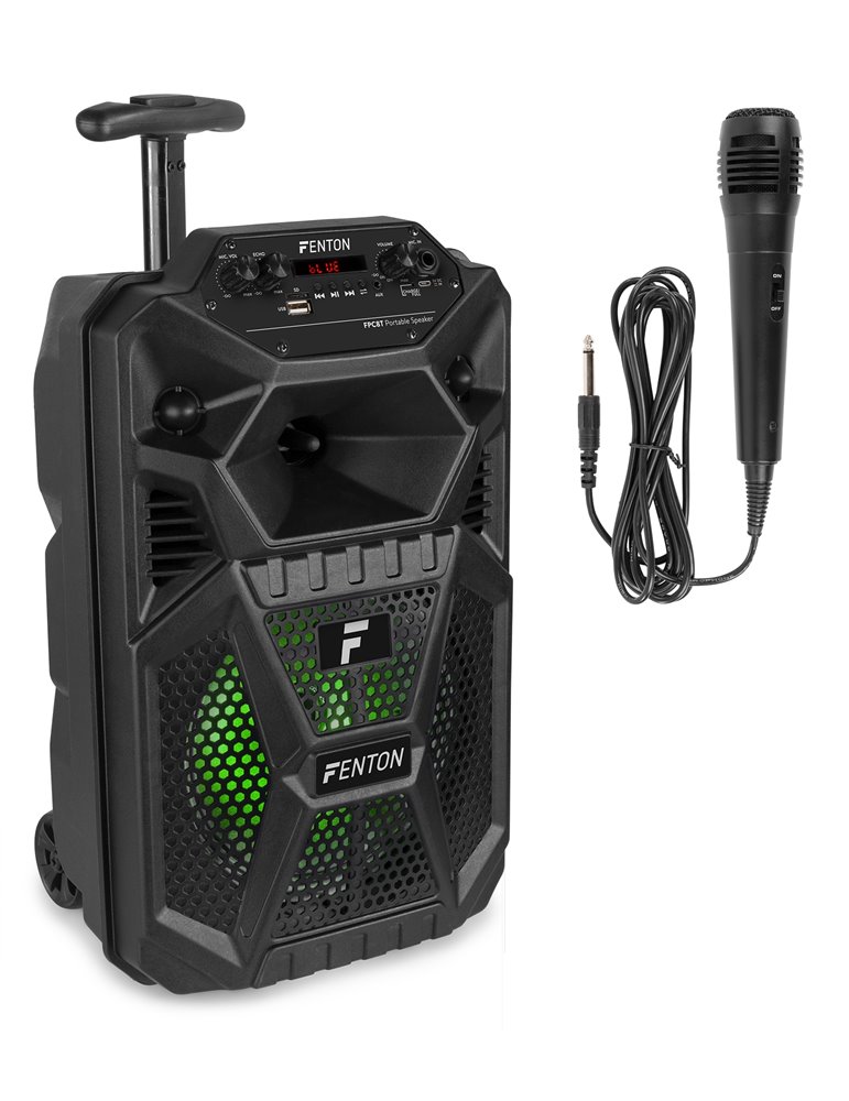 FPC8T Altavoz Portátil Party Recargable 8” con Trolley