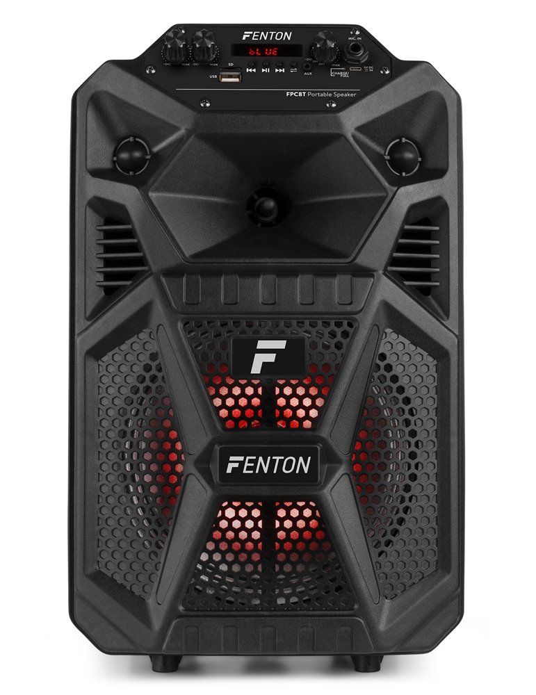 FPC8T Altavoz Portátil Party Recargable 8” con Trolley