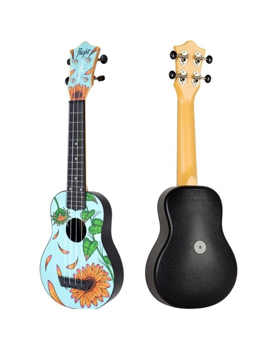 Ukelele Soprano Flight TUS-Sunflower Mariana Galbani Signature Travel