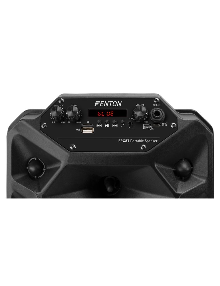 FPC8T Altavoz Portátil Party Recargable 8” con Trolley