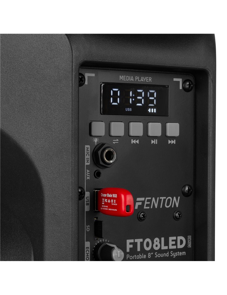 FT08LED MK2 Bafle Activo 8" 300W
