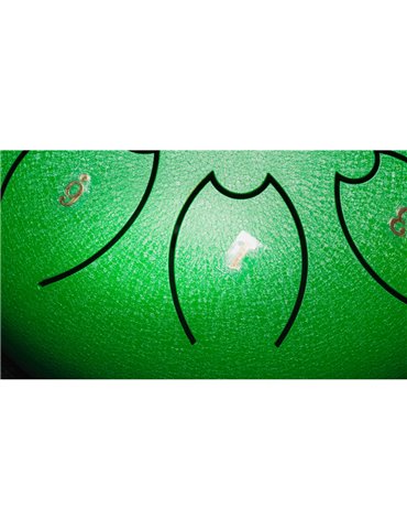 Steel Tongue Drum F-Zone STD611N Verde (6" 11 notas) 2