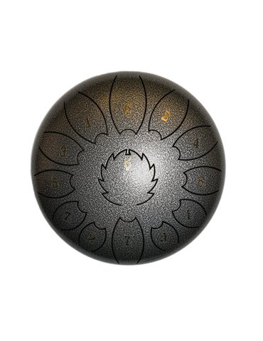 Steel Tongue Drum F-Zone STD611N Gris Jaspeado (6" 11 notas)