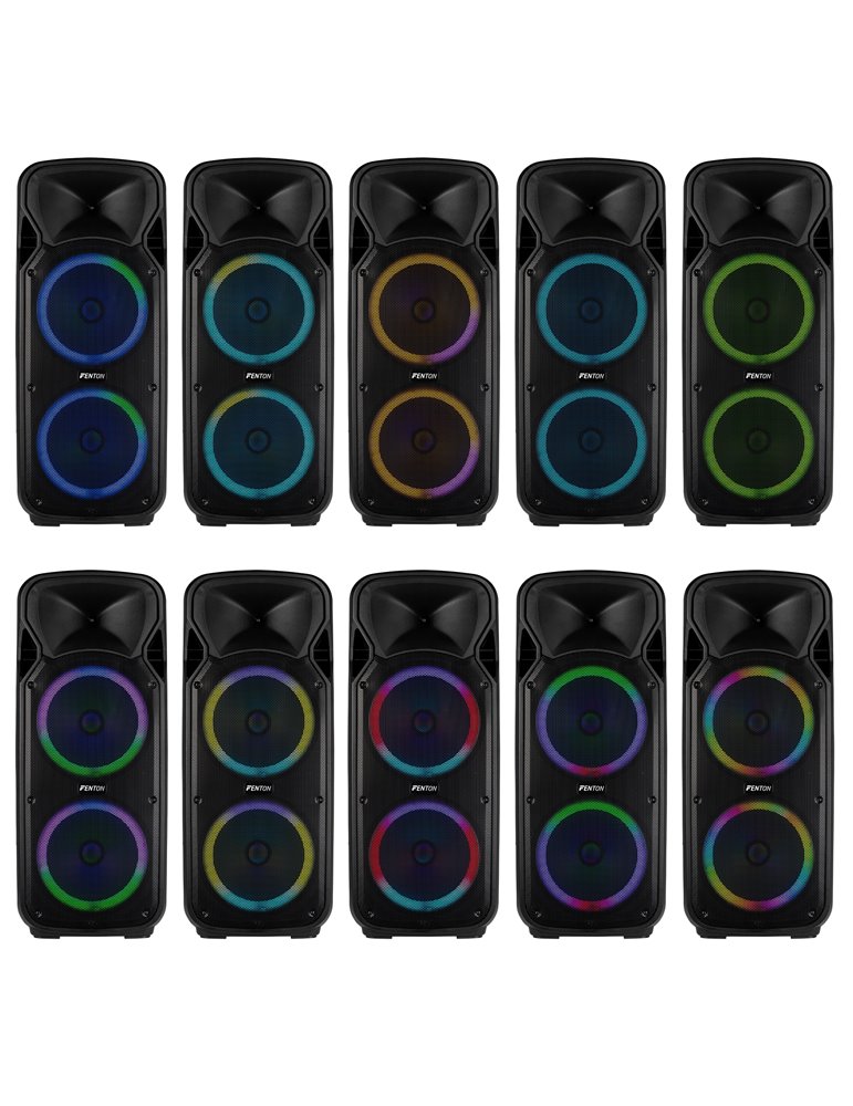 FT212LED MK2 Bafle Activo doble 12" 1400W