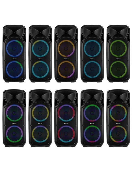 FT212LED MK2 Bafle Activo doble 12" 1400W