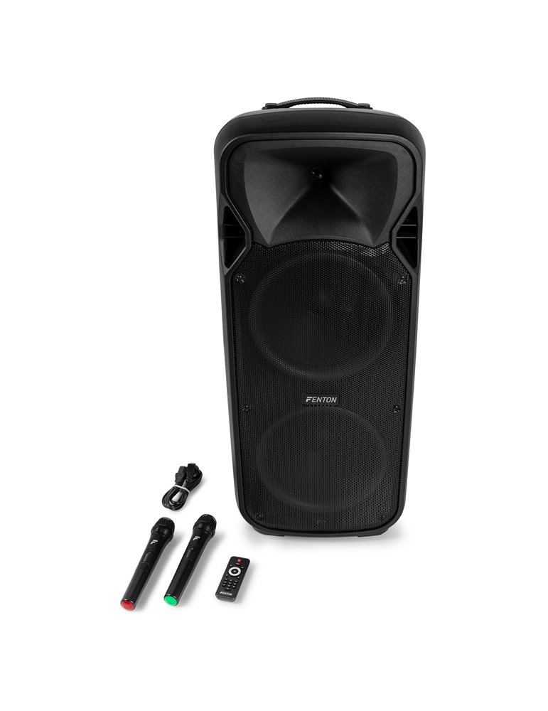 FT212LED MK2 Bafle Activo doble 12" 1400W
