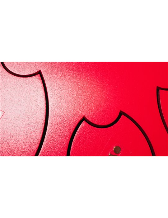 Steel Tongue Drum F-Zone STD818N Rojo (8" 8 notas)