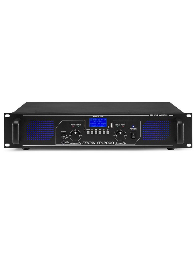 FPL2000 Amplificador Digital LED azules + EQ