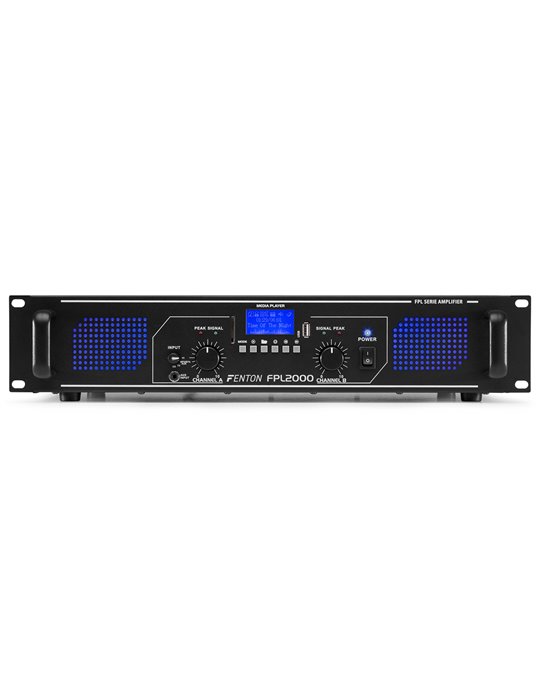 FPL2000 Amplificador Digital LED azules + EQ