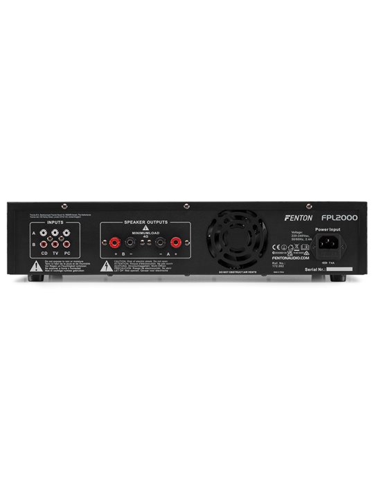 FPL2000 Amplificador Digital LED azules + EQ
