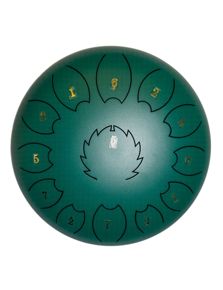 Steel Tongue Drum F-Zone STD818N Verde Oscuro (8" 8 notas)