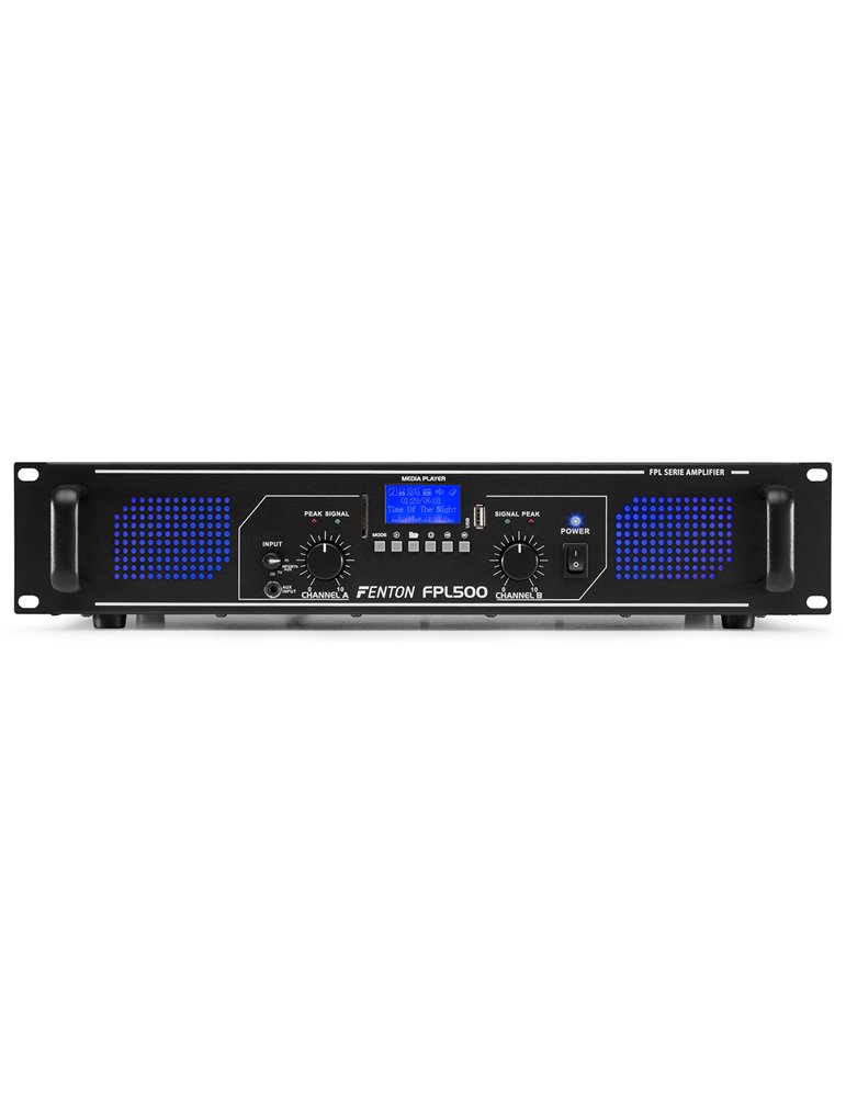 FPL500 Amplificador Digital LED azules + EQ