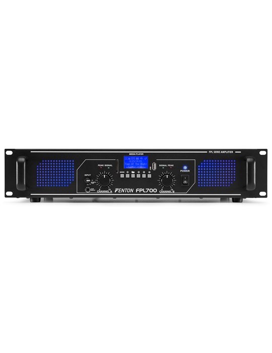 FPL700  Amplificador Digital LED azules + EQ
