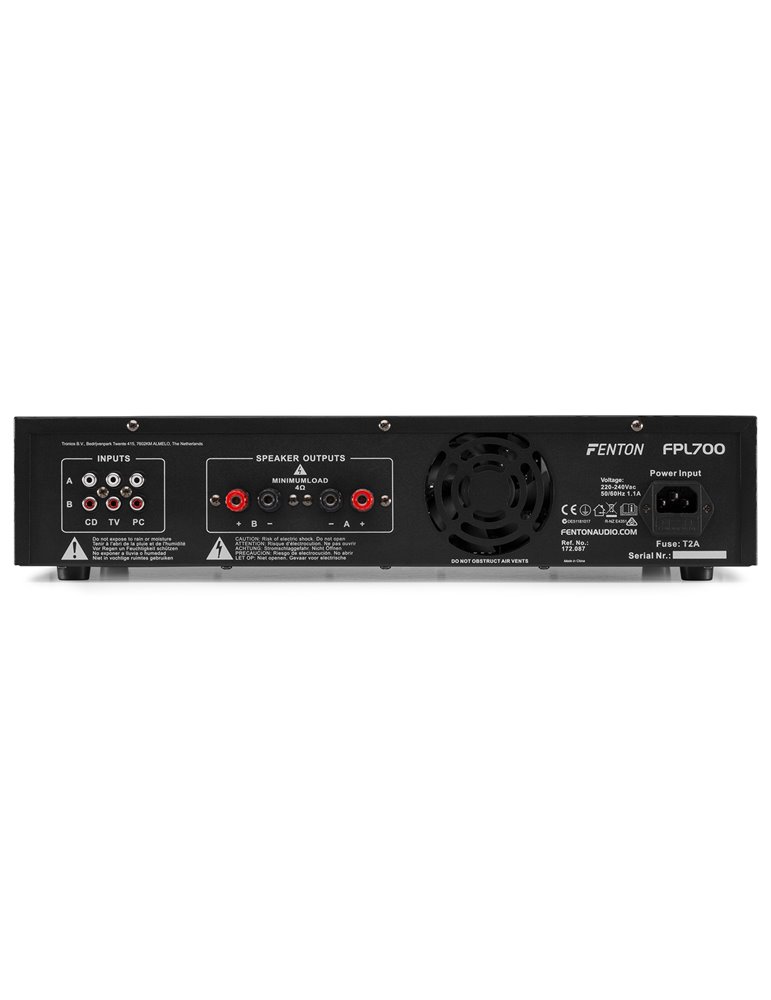 FPL700  Amplificador Digital LED azules + EQ