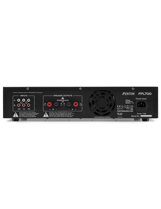 FPL700  Amplificador Digital LED azules + EQ