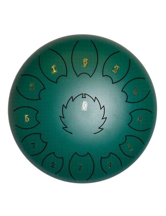 Steel Tongue Drum F-Zone STD811N Verde Oscuro (8" 11 notas)