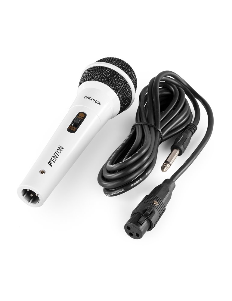 DM100W Micrófono dinámico Blanco