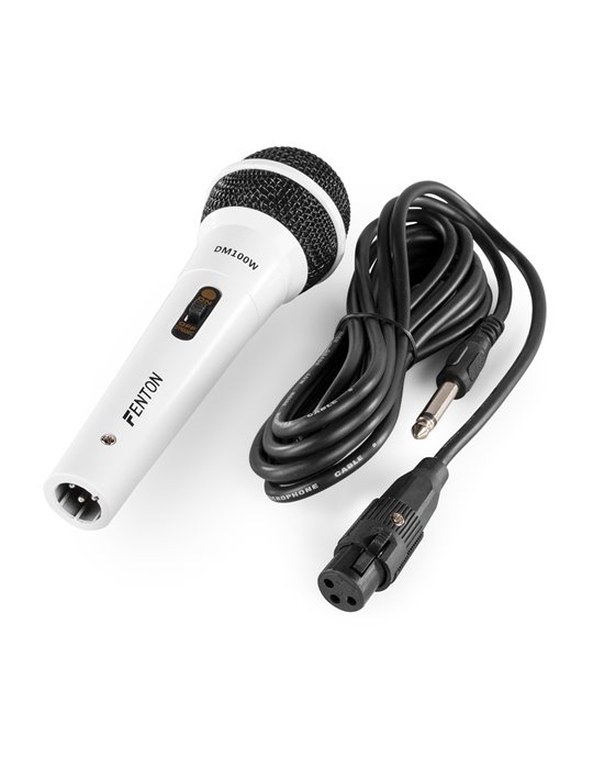 DM100W Micrófono dinámico Blanco