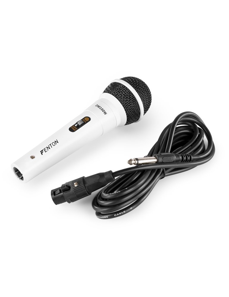 DM100W Micrófono dinámico Blanco