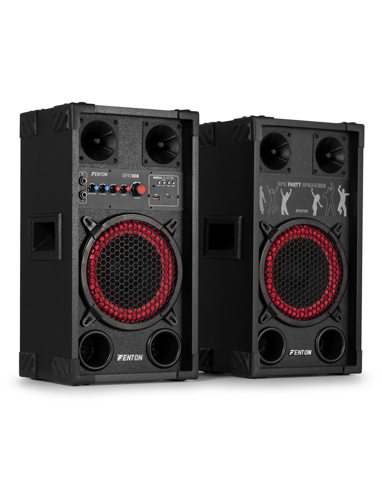 SPK-108 Juego de altavoces activos PA 8" BT