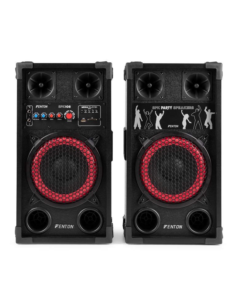 SPK-108 Juego de altavoces activos PA 8" BT