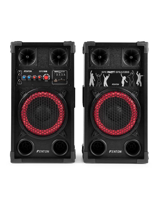 SPK-108 Juego de altavoces activos PA 8" BT
