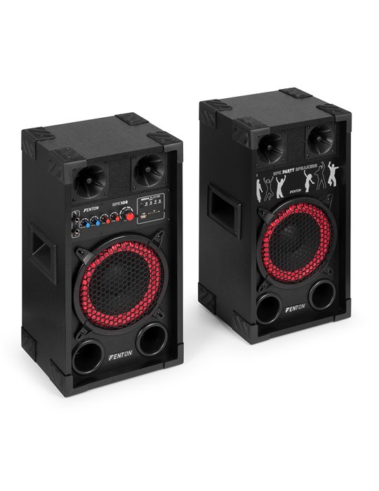 SPK-108 Juego de altavoces activos PA 8" BT
