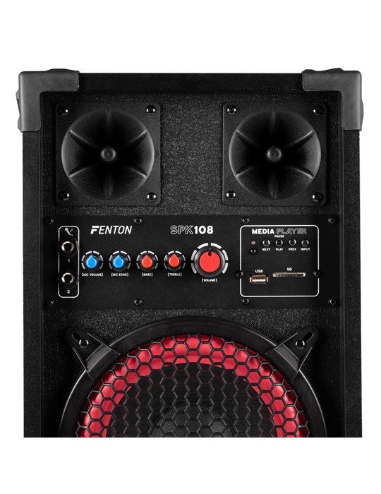 SPK-108 Juego de altavoces activos PA 8" BT