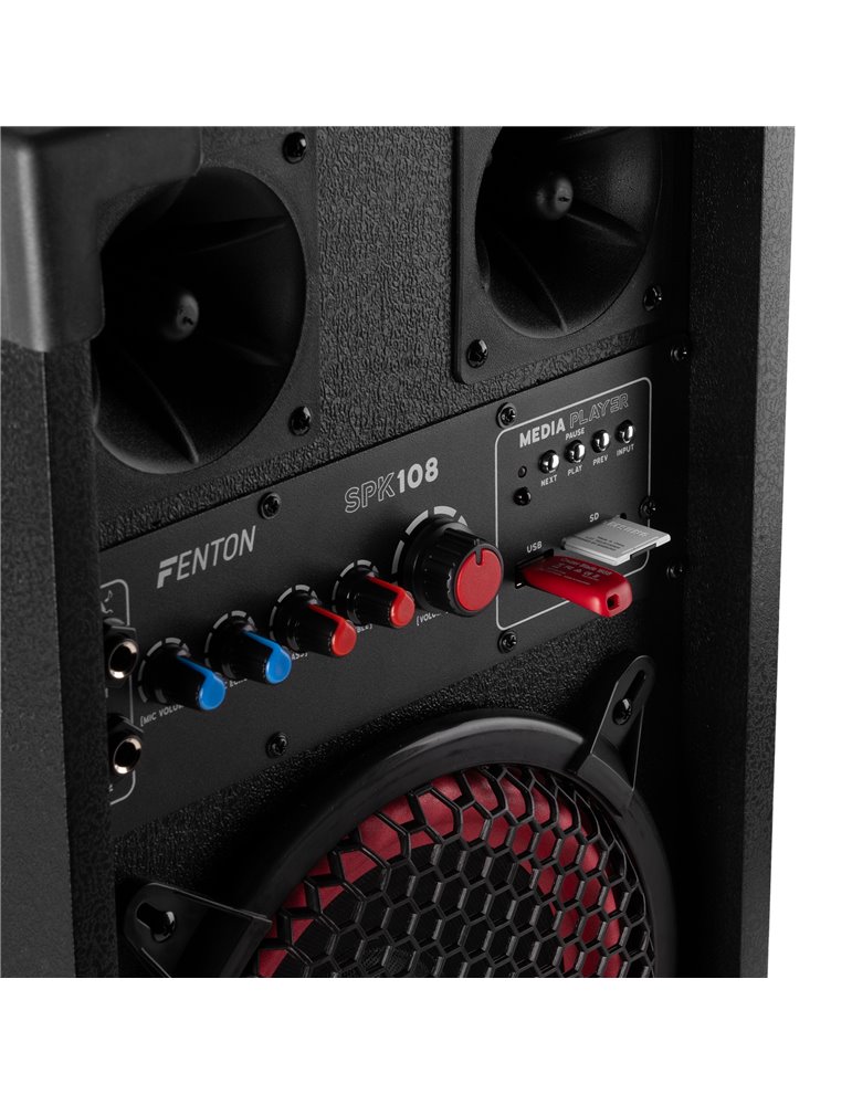 SPK-108 Juego de altavoces activos PA 8" BT