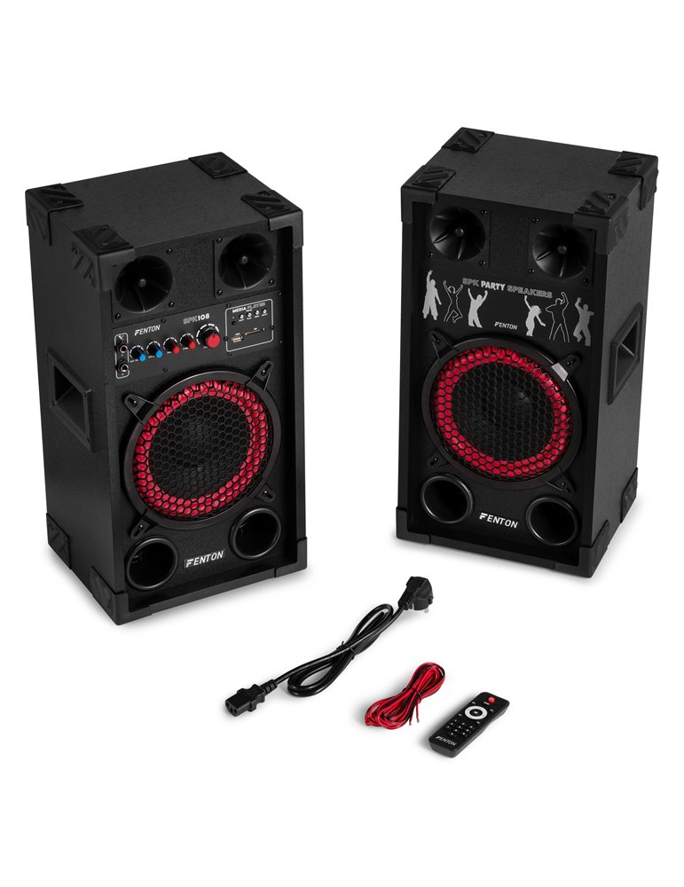 SPK-108 Juego de altavoces activos PA 8" BT