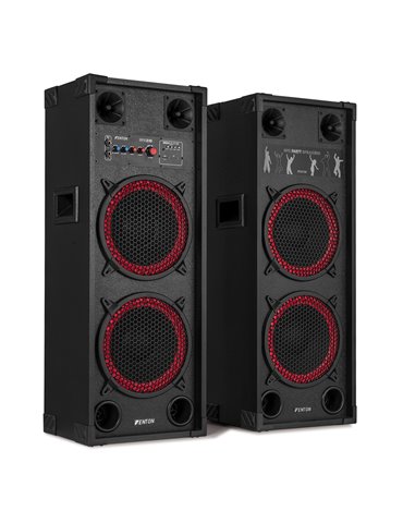 SPK-210 Juego de altavoces activos PA 2 x 10" BT