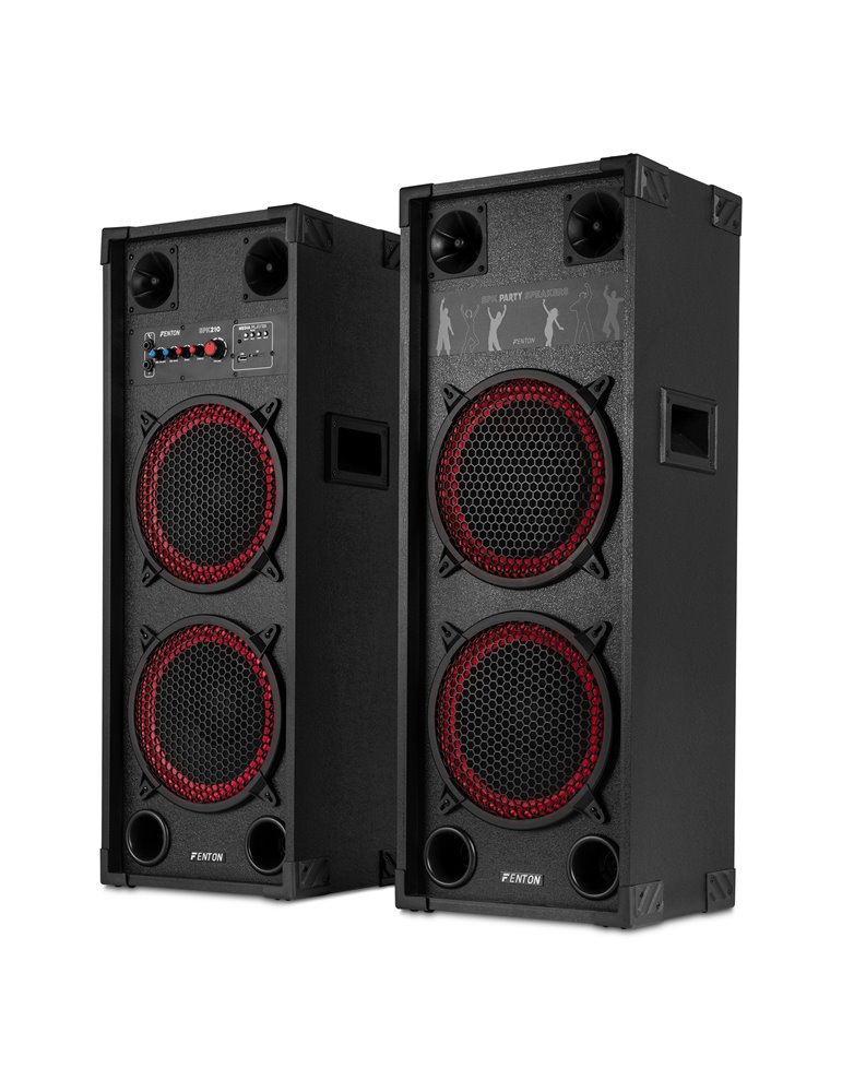 SPK-210 Juego de altavoces activos PA 2 x 10" BT