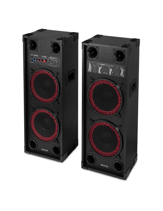 SPK-210 Juego de altavoces activos PA 2 x 10" BT