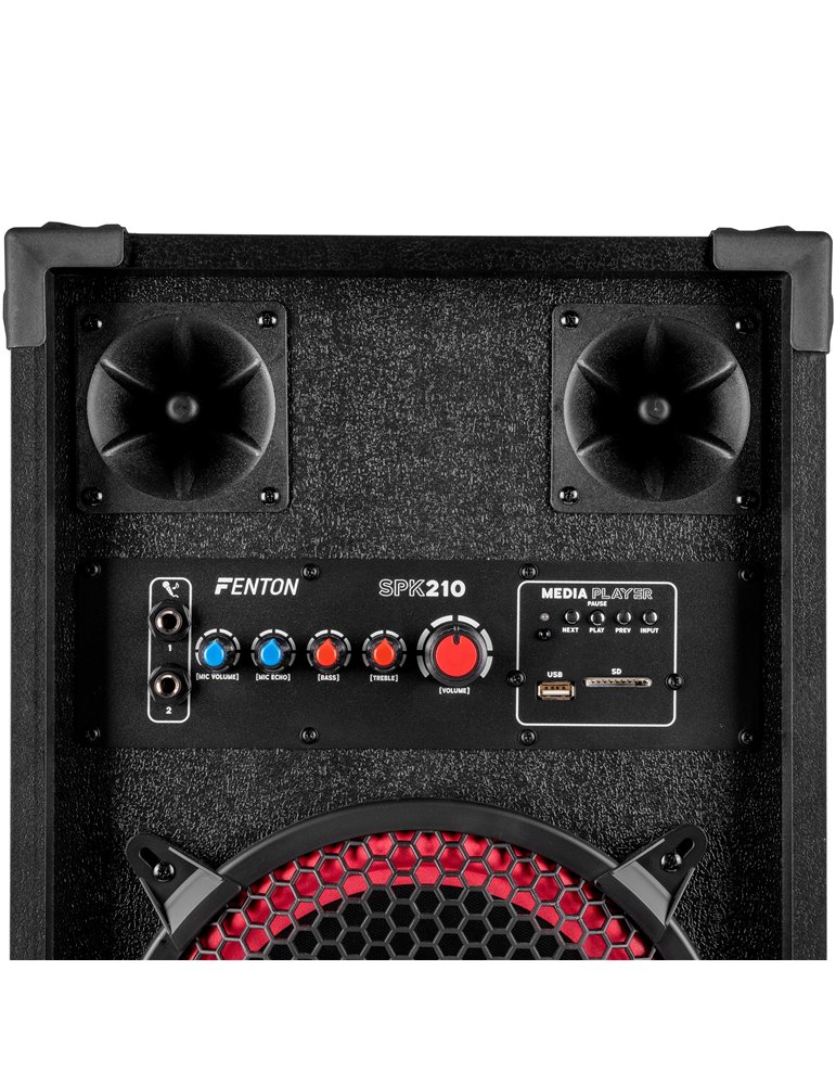 SPK-210 Juego de altavoces activos PA 2 x 10" BT