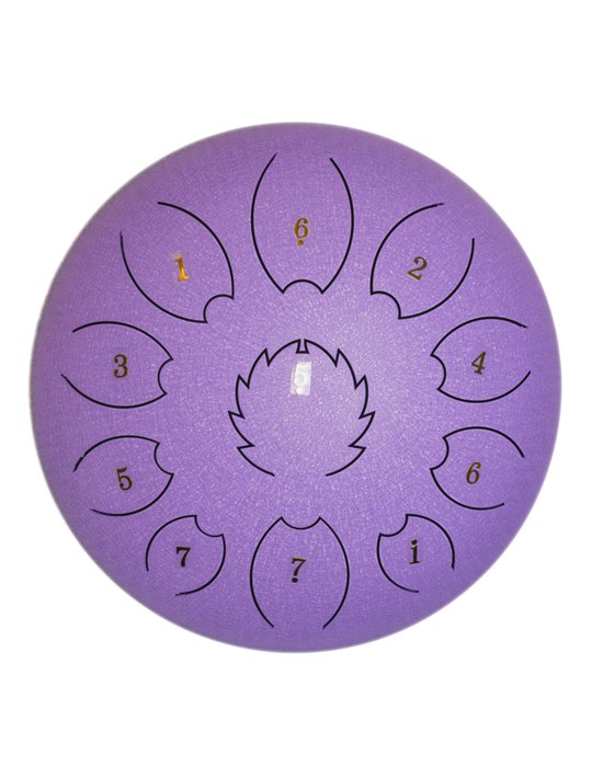 Steel Tongue Drum F-Zone STD1213N Púrpura (12" 13 notas)