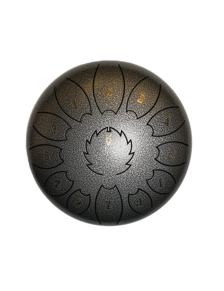 Steel Tongue Drum F-Zone STD1213N Gris Jaspeado (12" 13 notas)