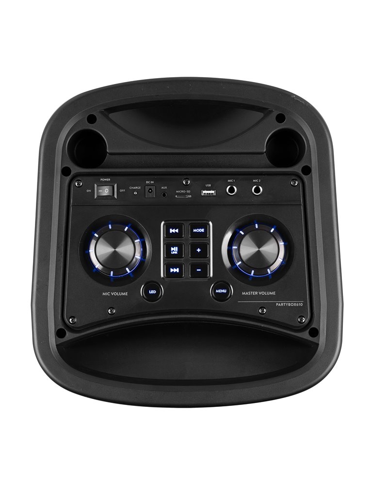 Track610 Altavoz para fiestas con espectáculo de luces LED