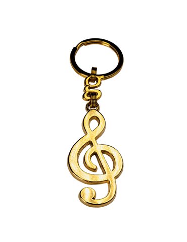 Llavero Clave de Sol Oro 18K 350467